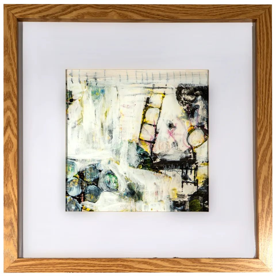 Memories No. 4, mixed media, framed