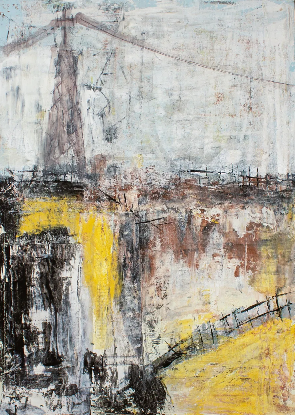 Memories No. 14, mixed media on canvas